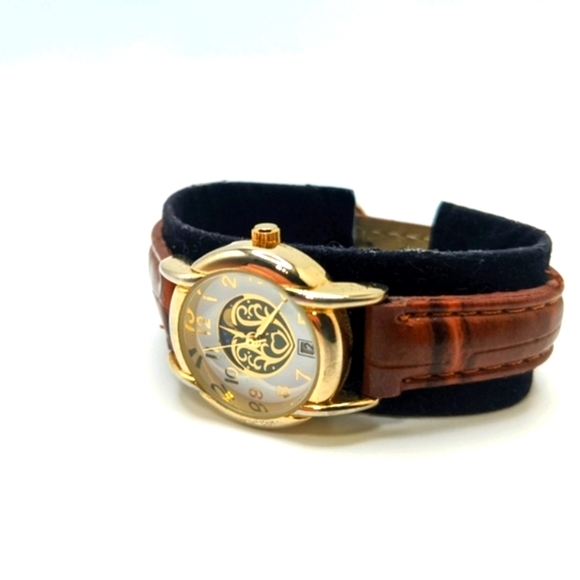 Vintage White Stag, Day and Night, Sun & Moon Phase Wristwatch - Picture 4 of 16